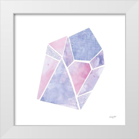 Shine IV White Modern Wood Framed Art Print by Prahl, Courtney