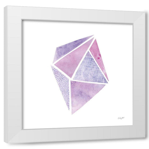 Shine VI White Modern Wood Framed Art Print by Prahl, Courtney
