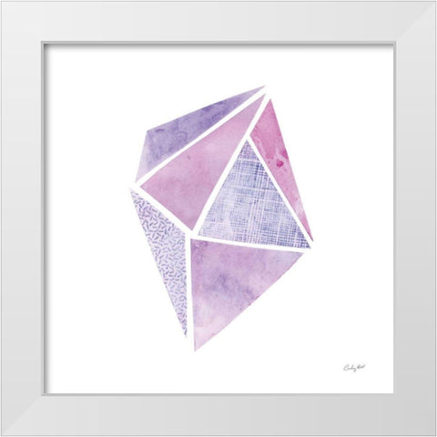 Shine VI White Modern Wood Framed Art Print by Prahl, Courtney