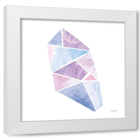 Shine VII White Modern Wood Framed Art Print by Prahl, Courtney