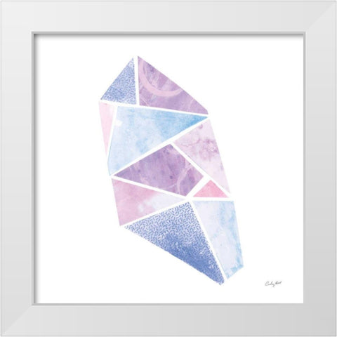 Shine VII White Modern Wood Framed Art Print by Prahl, Courtney