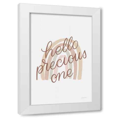 Boho Nursery III White Modern Wood Framed Art Print by Thorns, Becky