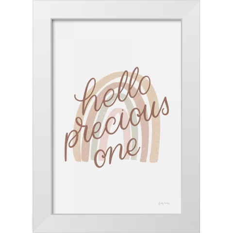 Boho Nursery III White Modern Wood Framed Art Print by Thorns, Becky