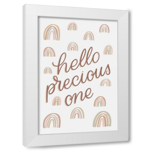 Boho Nursery X White Modern Wood Framed Art Print by Thorns, Becky