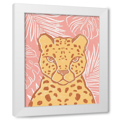 Jungle II White Modern Wood Framed Art Print by Hershey, Moira