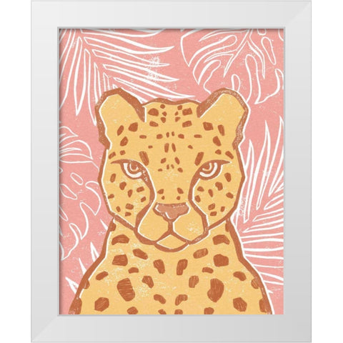 Jungle II White Modern Wood Framed Art Print by Hershey, Moira