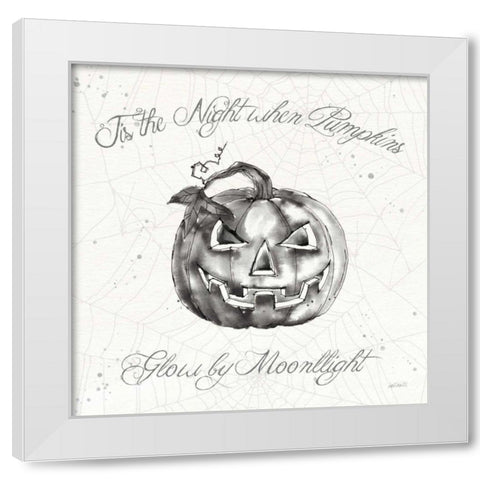 Phantoms of the Night III White Modern Wood Framed Art Print by Tavoletti, Anne