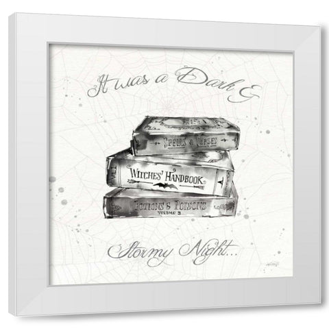 Phantoms of the Night VI White Modern Wood Framed Art Print by Tavoletti, Anne