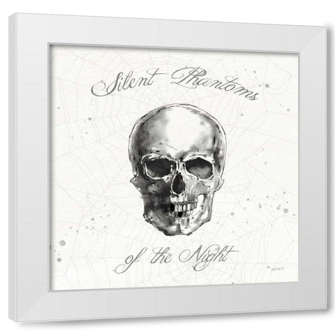 Phantoms of the Night VII White Modern Wood Framed Art Print by Tavoletti, Anne