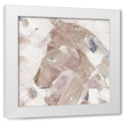 Kaleidoscope Horse II Neutral Navy White Modern Wood Framed Art Print by Hristova, Albena