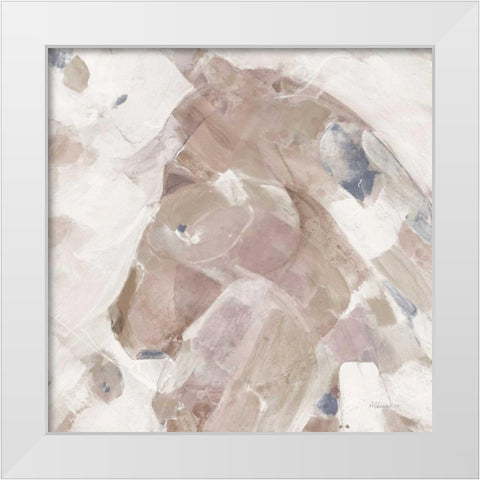 Kaleidoscope Horse II Neutral Navy White Modern Wood Framed Art Print by Hristova, Albena