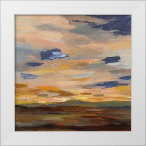 High Desert Sky III Navy White Modern Wood Framed Art Print by Vassileva, Silvia