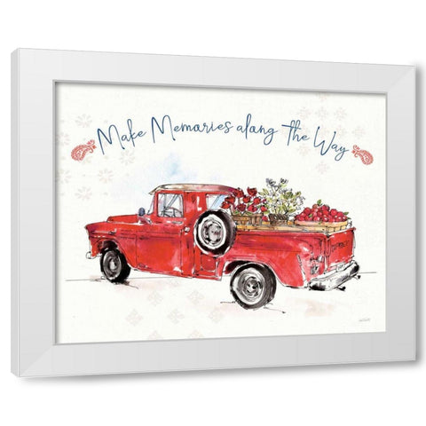 Americana Mood IX White Modern Wood Framed Art Print by Tavoletti, Anne