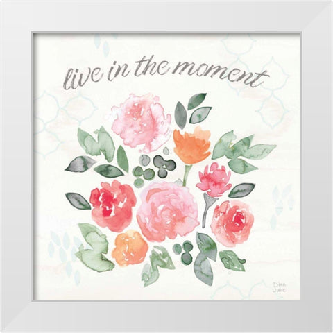 Boho Ride IV White Modern Wood Framed Art Print by June, Dina