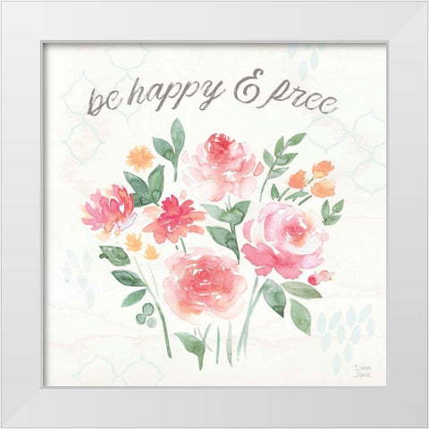 Boho Ride V White Modern Wood Framed Art Print by June, Dina