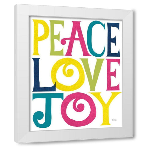Holiday on Wheels X Bright White Modern Wood Framed Art Print by Mullan, Michael