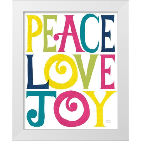 Holiday on Wheels X Bright White Modern Wood Framed Art Print by Mullan, Michael