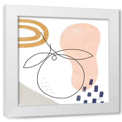 Kitchen Table I White Modern Wood Framed Art Print by Marshall, Laura