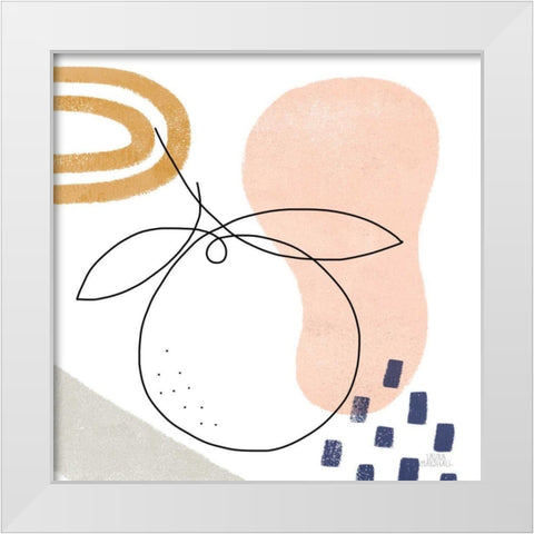 Kitchen Table I White Modern Wood Framed Art Print by Marshall, Laura