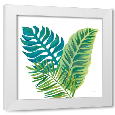 Coconut Palm VI White Modern Wood Framed Art Print by Urban, Mary