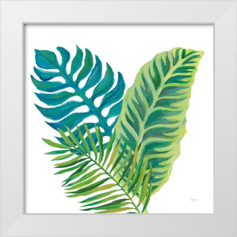 Coconut Palm VI White Modern Wood Framed Art Print by Urban, Mary