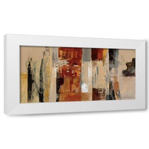 Urban Morning White Modern Wood Framed Art Print by Vassileva, Silvia