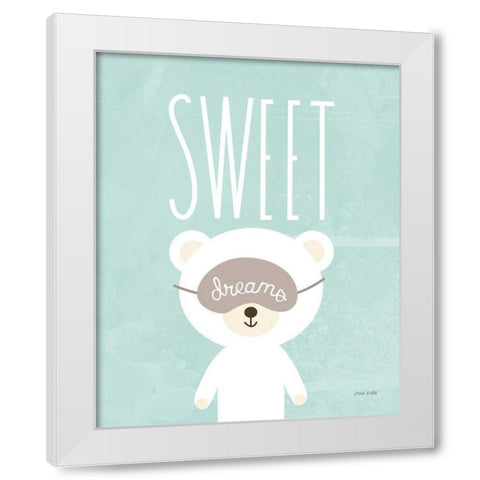 Sweet Dreams White Modern Wood Framed Art Print by Kelle, Ann