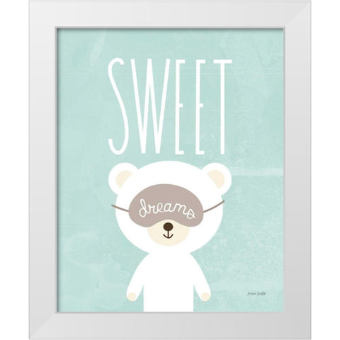 Sweet Dreams White Modern Wood Framed Art Print by Kelle, Ann