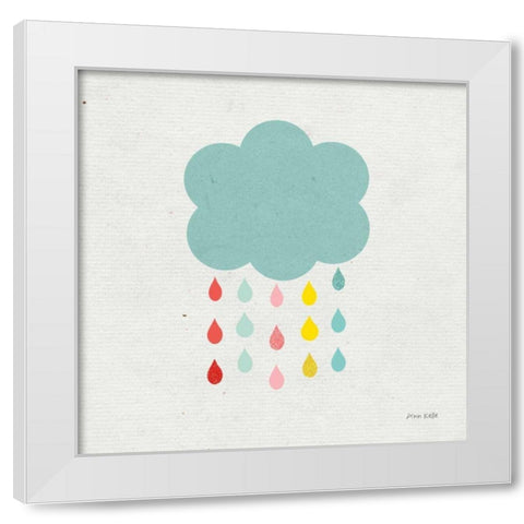 Cloud I White Modern Wood Framed Art Print by Kelle, Ann