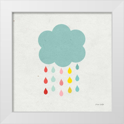 Cloud I White Modern Wood Framed Art Print by Kelle, Ann
