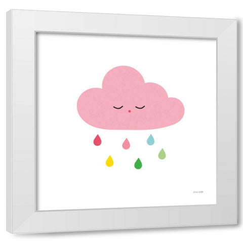 Sleepy Cloud II White Modern Wood Framed Art Print by Kelle, Ann