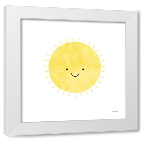 Sunny Days White Modern Wood Framed Art Print by Kelle, Ann