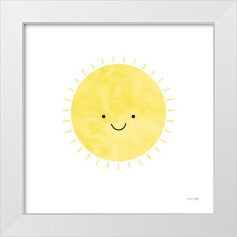 Sunny Days White Modern Wood Framed Art Print by Kelle, Ann