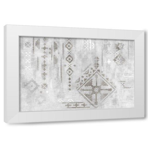 Scandanavian Mood I Silver White Modern Wood Framed Art Print by Vassileva, Silvia