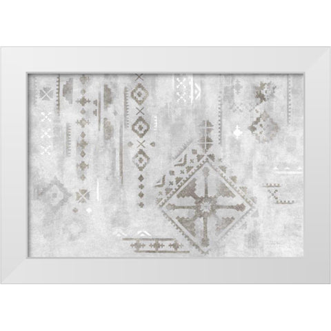 Scandanavian Mood I Silver White Modern Wood Framed Art Print by Vassileva, Silvia
