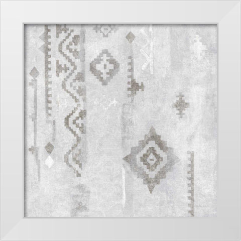 Scandanavian Mood II Silver White Modern Wood Framed Art Print by Vassileva, Silvia