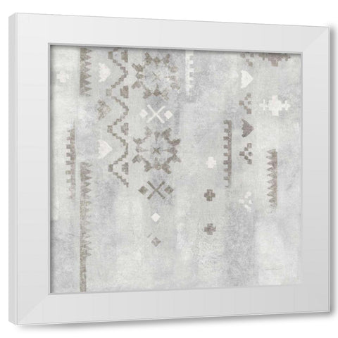 Scandanavian Mood V Silver White Modern Wood Framed Art Print by Vassileva, Silvia