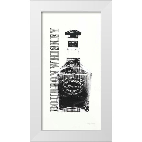 Bourbon BW Crop White Modern Wood Framed Art Print by Tillmon, Avery