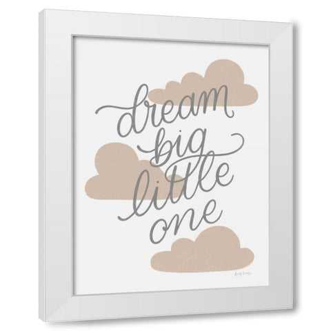 Boho Nursery IV Gray Crop White Modern Wood Framed Art Print by Thorns, Becky