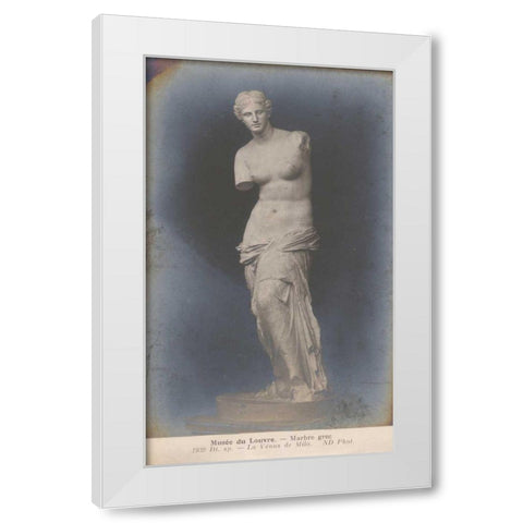 La Venus de Milo White Modern Wood Framed Art Print by Wild Apple Portfolio