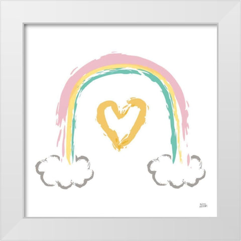 Rainbow Dream II White Modern Wood Framed Art Print by Averinos, Melissa