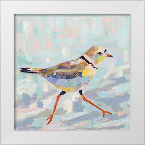 Coastal Plover I Neutral White Modern Wood Framed Art Print by Vertentes, Jeanette