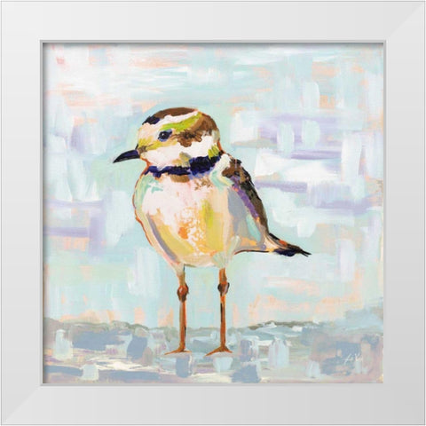 Coastal Plover II Neutral White Modern Wood Framed Art Print by Vertentes, Jeanette