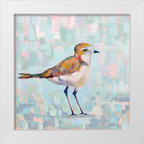 Coastal Plover III Neutral White Modern Wood Framed Art Print by Vertentes, Jeanette