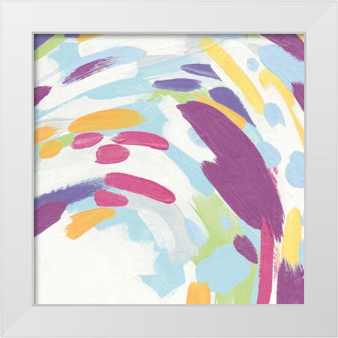 Laughter II Bright White Modern Wood Framed Art Print by Hershey, Moira