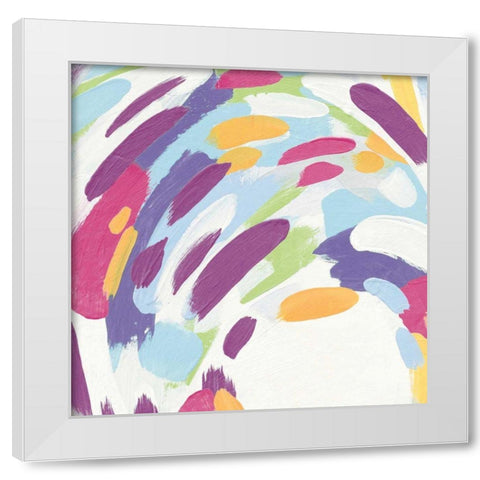 Laughter III Bright White Modern Wood Framed Art Print by Hershey, Moira