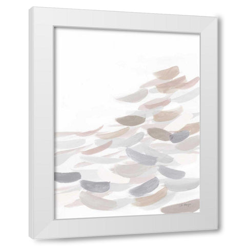 Drift Neutral White Modern Wood Framed Art Print by Maye, Jo