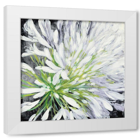 Cleome Splash II Black White Modern Wood Framed Art Print by Purinton, Julia