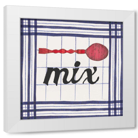 Cool Kitchen Mix White Modern Wood Framed Art Print by Prahl, Courtney