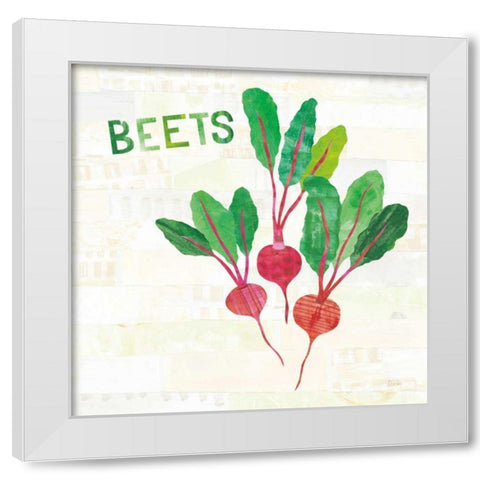 Kitchen Garden V v2 White Modern Wood Framed Art Print by Averinos, Melissa